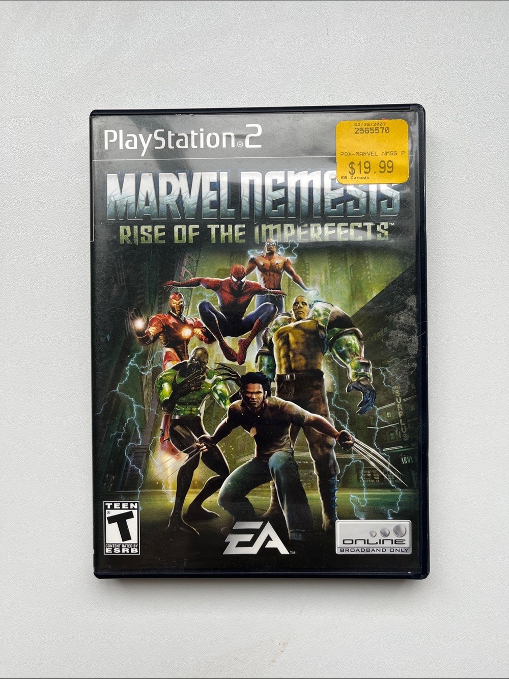 PS2 Marvel Nemesis Rise of the Imperfects